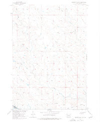 Herbert Creek SE South Dakota Historical topographic map, 1:24000 scale, 7.5 X 7.5 Minute, Year 1956