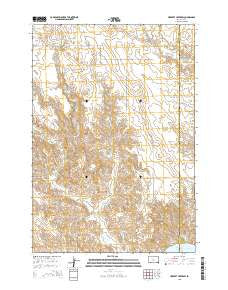 Herbert Creek SW South Dakota Current topographic map, 1:24000 scale, 7.5 X 7.5 Minute, Year 2015