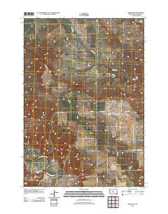 Hereford South Dakota Historical topographic map, 1:24000 scale, 7.5 X 7.5 Minute, Year 2012