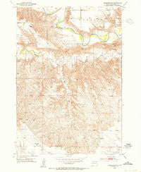 Hereford SW South Dakota Historical topographic map, 1:24000 scale, 7.5 X 7.5 Minute, Year 1953