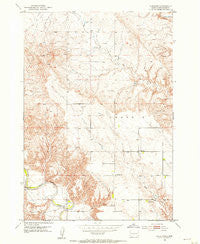Hereford South Dakota Historical topographic map, 1:24000 scale, 7.5 X 7.5 Minute, Year 1953