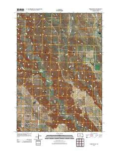 Hereford NE South Dakota Historical topographic map, 1:24000 scale, 7.5 X 7.5 Minute, Year 2012