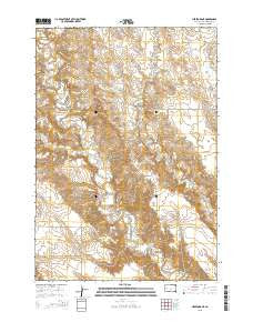 Hereford NE South Dakota Current topographic map, 1:24000 scale, 7.5 X 7.5 Minute, Year 2015