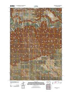 Hereford SE South Dakota Historical topographic map, 1:24000 scale, 7.5 X 7.5 Minute, Year 2012