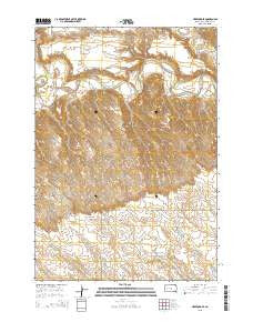Hereford SE South Dakota Current topographic map, 1:24000 scale, 7.5 X 7.5 Minute, Year 2015