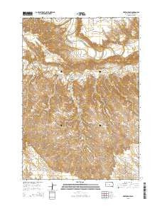 Hereford SW South Dakota Current topographic map, 1:24000 scale, 7.5 X 7.5 Minute, Year 2015