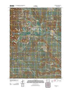 Hermosa South Dakota Historical topographic map, 1:24000 scale, 7.5 X 7.5 Minute, Year 2012