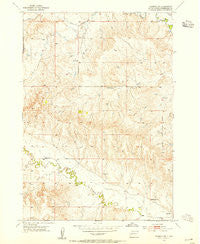 Hermosa NE South Dakota Historical topographic map, 1:24000 scale, 7.5 X 7.5 Minute, Year 1953