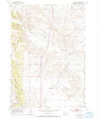 Hermosa NW South Dakota Historical topographic map, 1:24000 scale, 7.5 X 7.5 Minute, Year 1953