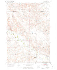 Hermosa SE South Dakota Historical topographic map, 1:24000 scale, 7.5 X 7.5 Minute, Year 1953
