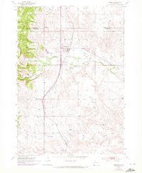 Hermosa South Dakota Historical topographic map, 1:24000 scale, 7.5 X 7.5 Minute, Year 1953