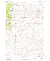 Hermosa South Dakota Historical topographic map, 1:24000 scale, 7.5 X 7.5 Minute, Year 1953
