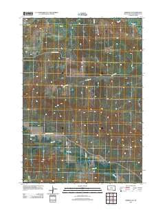 Hermosa NE South Dakota Historical topographic map, 1:24000 scale, 7.5 X 7.5 Minute, Year 2012
