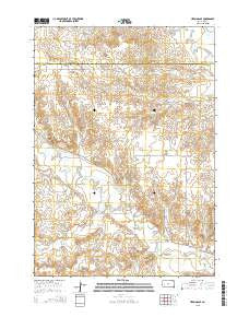 Hermosa SE South Dakota Current topographic map, 1:24000 scale, 7.5 X 7.5 Minute, Year 2015