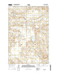 Herreid South Dakota Current topographic map, 1:24000 scale, 7.5 X 7.5 Minute, Year 2015