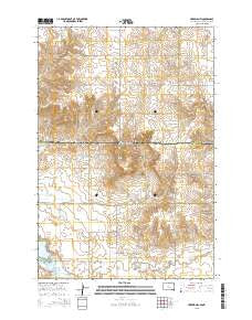 Herreid NW South Dakota Current topographic map, 1:24000 scale, 7.5 X 7.5 Minute, Year 2015