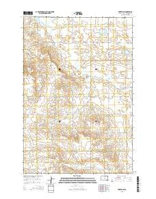 Herreid SW South Dakota Current topographic map, 1:24000 scale, 7.5 X 7.5 Minute, Year 2015