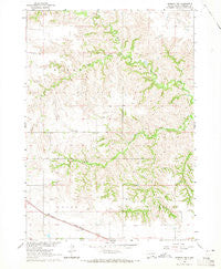 Herrick NW South Dakota Historical topographic map, 1:24000 scale, 7.5 X 7.5 Minute, Year 1964