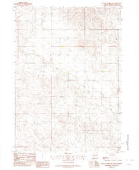 Hidden Timber NE South Dakota Historical topographic map, 1:24000 scale, 7.5 X 7.5 Minute, Year 1982