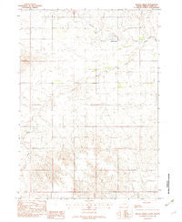 Hidden Timber South Dakota Historical topographic map, 1:24000 scale, 7.5 X 7.5 Minute, Year 1982