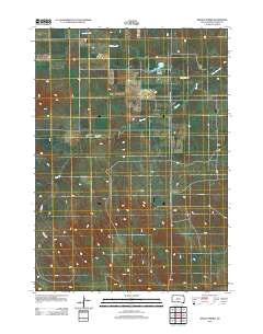 Hidden Timber South Dakota Historical topographic map, 1:24000 scale, 7.5 X 7.5 Minute, Year 2012