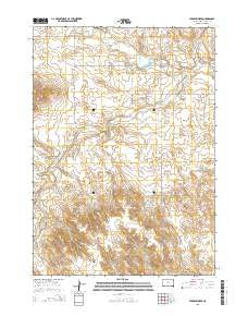 Hidden Timber South Dakota Current topographic map, 1:24000 scale, 7.5 X 7.5 Minute, Year 2015