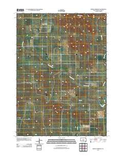 Hidden Timber NE South Dakota Historical topographic map, 1:24000 scale, 7.5 X 7.5 Minute, Year 2012