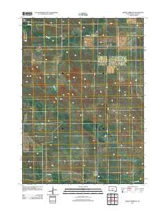 Hidden Timber SE South Dakota Historical topographic map, 1:24000 scale, 7.5 X 7.5 Minute, Year 2012