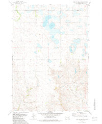 High Elk Hill NW South Dakota Historical topographic map, 1:24000 scale, 7.5 X 7.5 Minute, Year 1981