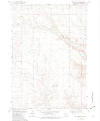 High Elk Hill SE South Dakota Historical topographic map, 1:24000 scale, 7.5 X 7.5 Minute, Year 1981