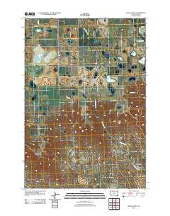 High Elk Hill South Dakota Historical topographic map, 1:24000 scale, 7.5 X 7.5 Minute, Year 2012