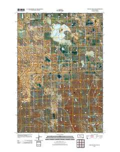 High Elk Hill NW South Dakota Historical topographic map, 1:24000 scale, 7.5 X 7.5 Minute, Year 2012