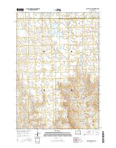 High Elk Hill NW South Dakota Current topographic map, 1:24000 scale, 7.5 X 7.5 Minute, Year 2015