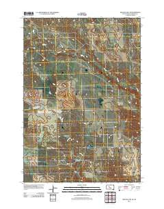 High Elk Hill SE South Dakota Historical topographic map, 1:24000 scale, 7.5 X 7.5 Minute, Year 2012