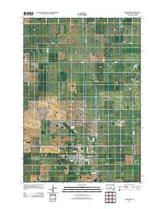 Highmore South Dakota Historical topographic map, 1:24000 scale, 7.5 X 7.5 Minute, Year 2012