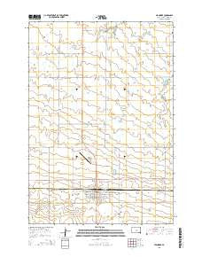 Highmore South Dakota Current topographic map, 1:24000 scale, 7.5 X 7.5 Minute, Year 2015