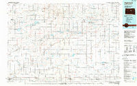 Highmore South Dakota Historical topographic map, 1:100000 scale, 30 X 60 Minute, Year 1985