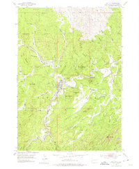 Hill City South Dakota Historical topographic map, 1:24000 scale, 7.5 X 7.5 Minute, Year 1954