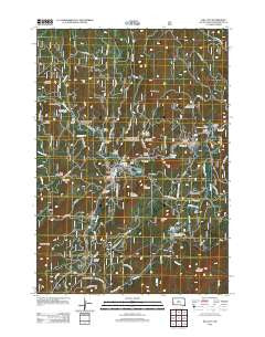 Hill City South Dakota Historical topographic map, 1:24000 scale, 7.5 X 7.5 Minute, Year 2012