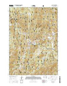 Hill City South Dakota Current topographic map, 1:24000 scale, 7.5 X 7.5 Minute, Year 2015