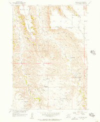 Hilland NW South Dakota Historical topographic map, 1:24000 scale, 7.5 X 7.5 Minute, Year 1955