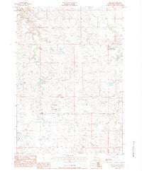 Hilland South Dakota Historical topographic map, 1:24000 scale, 7.5 X 7.5 Minute, Year 1983