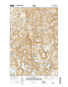Hillhead South Dakota Current topographic map, 1:24000 scale, 7.5 X 7.5 Minute, Year 2015