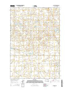 Hillsview South Dakota Current topographic map, 1:24000 scale, 7.5 X 7.5 Minute, Year 2015