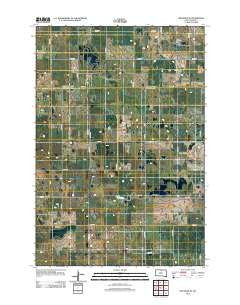 Hillsview SE South Dakota Historical topographic map, 1:24000 scale, 7.5 X 7.5 Minute, Year 2012
