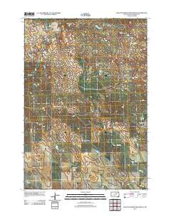 Hilltop Diamond Ring Ranch South Dakota Historical topographic map, 1:24000 scale, 7.5 X 7.5 Minute, Year 2012