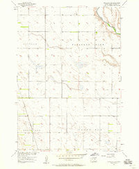 Hitchcock SE South Dakota Historical topographic map, 1:24000 scale, 7.5 X 7.5 Minute, Year 1956