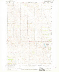 Hitchcock SW South Dakota Historical topographic map, 1:24000 scale, 7.5 X 7.5 Minute, Year 1967