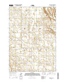 Hitchcock SE South Dakota Current topographic map, 1:24000 scale, 7.5 X 7.5 Minute, Year 2015