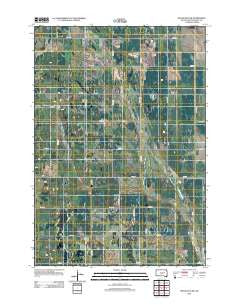 Hitchcock SW South Dakota Historical topographic map, 1:24000 scale, 7.5 X 7.5 Minute, Year 2012